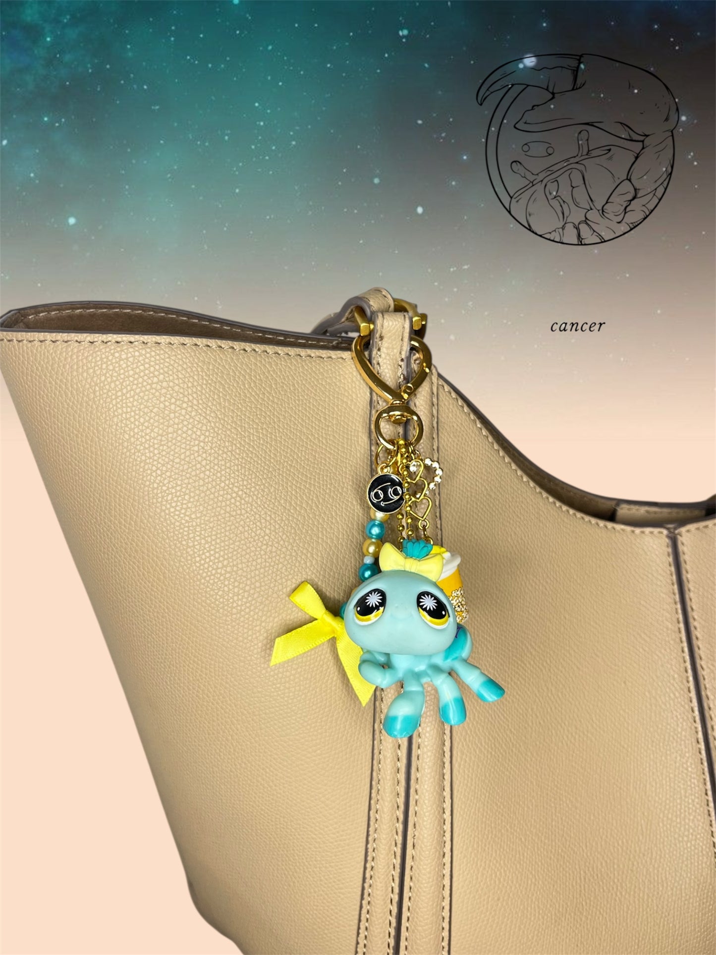 Porte-clé Cancer 🖤