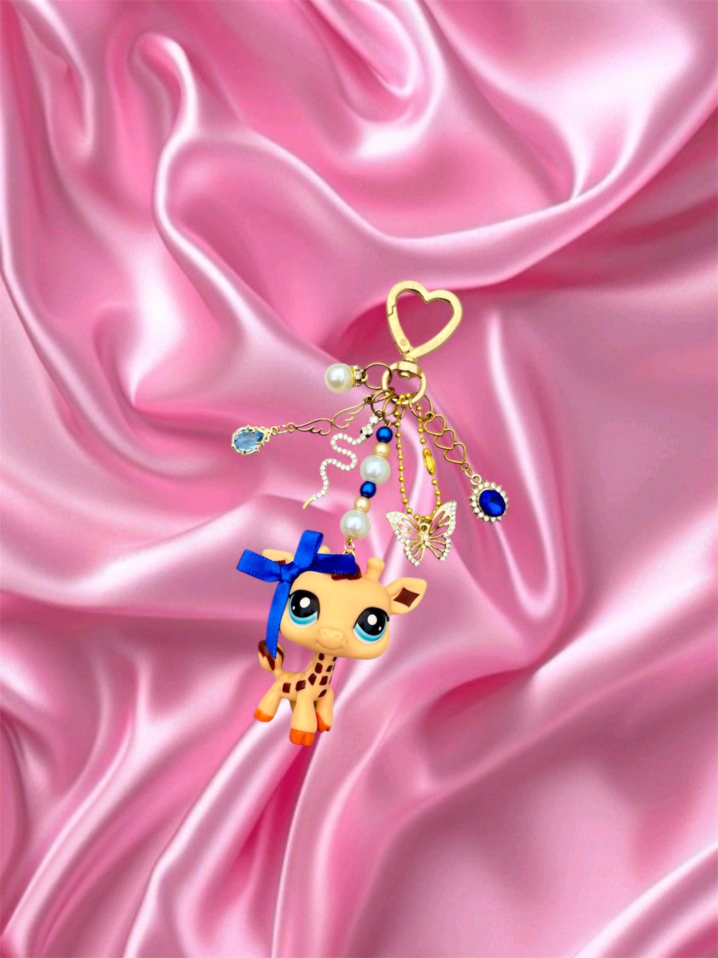 Porte-clé Blue Sparkle