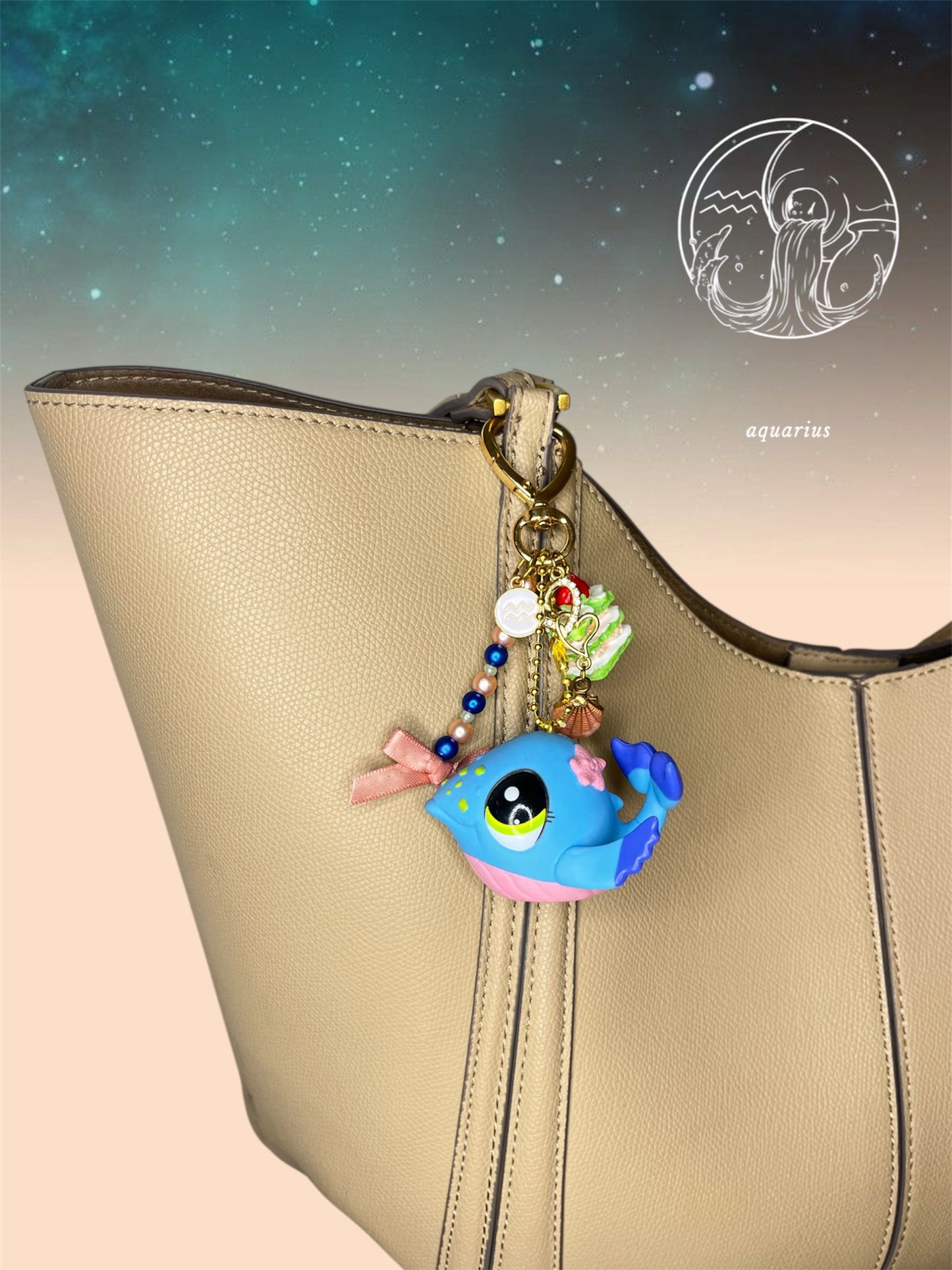 Porte-clé Verseau 🤍